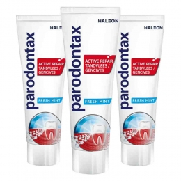 3xParodontaxTandpastaActiveRepairTandvleesFreshMint75ml