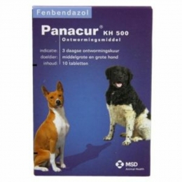 PanacurOntwormingTablettenHond-Kat500mg10tabletten