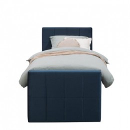 BoxspringmetvoetbordLivgeblokt-blauw-90x200cm-vierkantepoot-LeenBakker