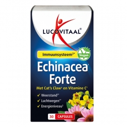 GratisVerzending2xLucovitaalEchinaceaForteMetCatsClaw30capsules