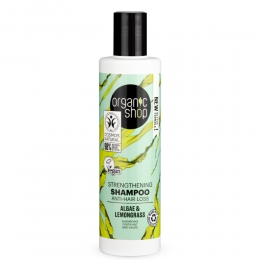 3xOrganicShopStrengtheningShampooAnti-HairLossAlgaeandLemongrass280ml