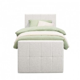 BoxspringmetvoetbordLivgeblokt-ecru-90x200cm-rondepoot-LeenBakker