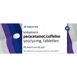 LeidapharmParacetamolCoffeine500mg50mg50tabletten