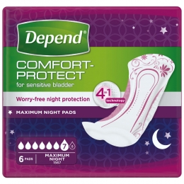 6xDependVerbandMaximumNight6stuks