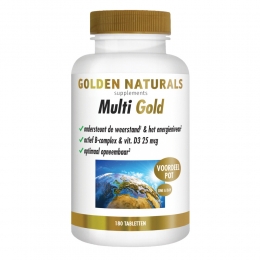 GratisVerzendingGoldenNaturalsMultiGold180tabletten
