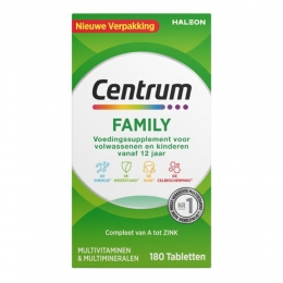 GratisVerzendingCentrumFamilyMultivitaminen180tabletten