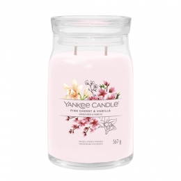 YankeeCandleGeurkaarsLargeJarPinkCherryVanillaSignature567gr
