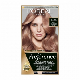 3xLOralPrfrencePermanenteHaarkleuring723RosegoudBlond