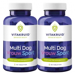 GratisVerzending2xVitakruidVrouwSportMultiDag90tabletten