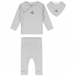 Prnatalnewbornkledingsetribstreep