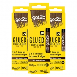 3xGot2bGlued4BrowsEdgesTintedBrown16ml