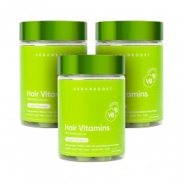 GratisVerzending3xVeganboostHairVitaminsAppel60gummies
