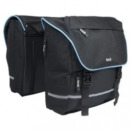 BeckSPRTVDubbeleFietstas-BlauwZwart