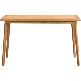 LeenBakker-BureauNani-Naturel-125x60x755Cm-Hout-Beige