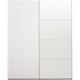 20korting-LeenBakker-SchuifdeurkastBergamo-spiegel-221x1785x666Cm-Spaanplaat-Wit-1785x221x666Cm