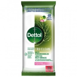 DettolReinigingsdoekjesTruCleanAppleblossom48stuks