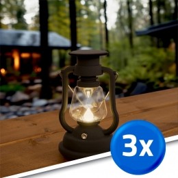 Solarstormwindlichtoilopzonneenergiekleurzwartsetvan3stuks