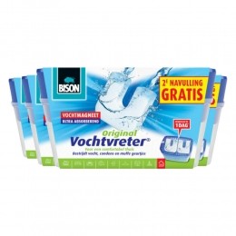 4xBisonVochtvreter2NavullingenNeutraal2x900gr