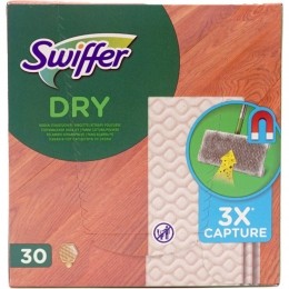 3xSwifferVloerreinigerDrogeVloerdoekjesNavulling30stuks