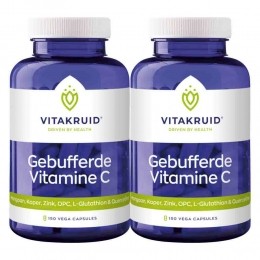 GratisVerzending2xVitakruidGebufferdeVitamineC150vegacapsules