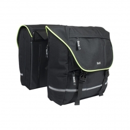 DubbeleSportieveFietstasSPRTVZwartLime