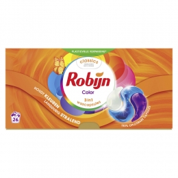 RobijnWascapsules3-in-1Color26stuks