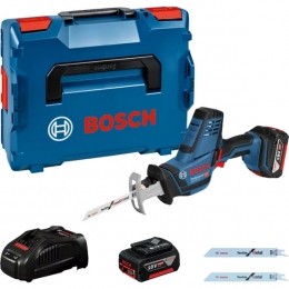 BoschGSA18V-LIC18VLi-IonAccuReciprozaagSet2x50AhAccuInL-Boxx-Snelwissel