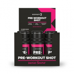 BodyFitPre-workoutShotBerries12x60ml