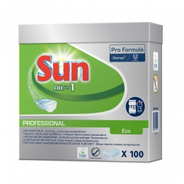 SunProfessionalVaatwastablettenAll-in-1EcoProFormula100stuks