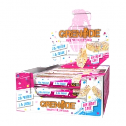 6xGrenadeProteinBarsBirthdayCake12x60gr