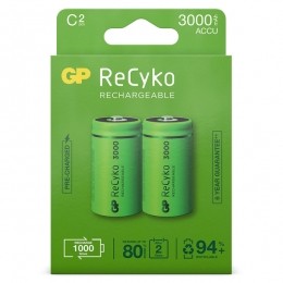 GP3000mAhOplaadbaarBatterij-NiMH-2xC-120300CHCB-C2