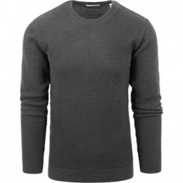 SweaterKnowledgeCottonApparelTruiVagnAntraciet