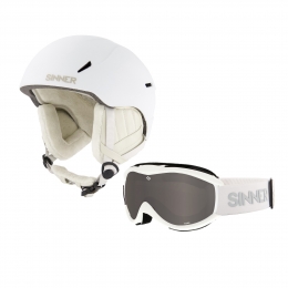 Combi-pack-CrestSkihelmToxicSkibril-Wit