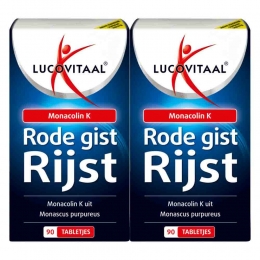 GratisVerzending2xLucovitaalRodeGistRijst90tabletten