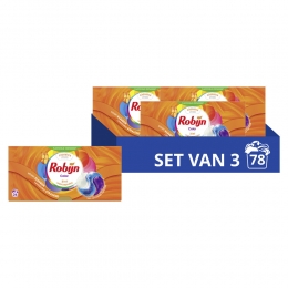 3xRobijnWascapsules3-in-1Color26stuks