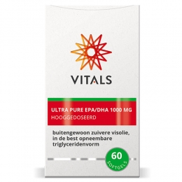GratisVerzending2xVitalsUltraPureEPADHA1000mg60softgels