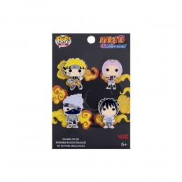 NarutoPOPEnamelPins4-SetTeam74cm