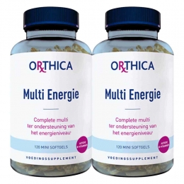 GratisVerzending2xOrthicaMultiEnergie120softgels