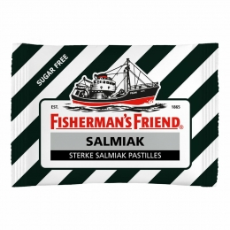6xFishermansfriendSalmiakSuikervrij25gr