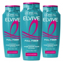 3xLOralElviveFullFiberShampoo250ml