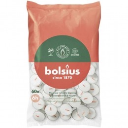 BolsiusTheelichtenWit6branduren60stuks