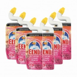 6xWCEendToiletreinigerActionGelCosmicPeach750ml