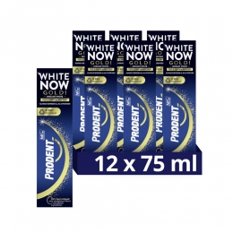 12xProdentTandpastaWhiteNowGold75ml