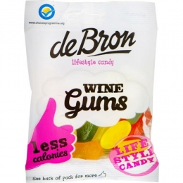 3xDebronSuikervrijeWineGums100gr