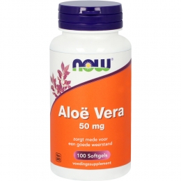 GratisVerzendingNOWAloVera50mg100softgels