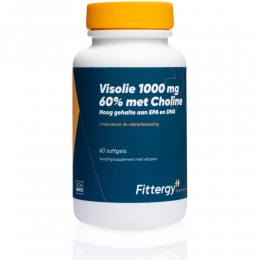 GratisVerzendingFittergySupplementsVisolie1000mg60MetCholine60softgels