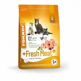 3xFokkerFreshMeatKattenvoerVerseKip25kg