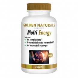 GratisVerzending2xGoldenNaturalsMultiEnergy60tabletten