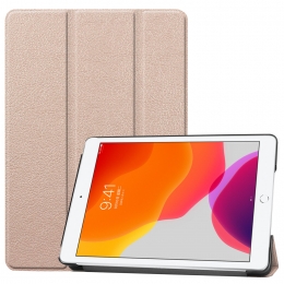 HoesjevooriPad102inch201920202021-Tri-FoldBookhoesCase-Goud