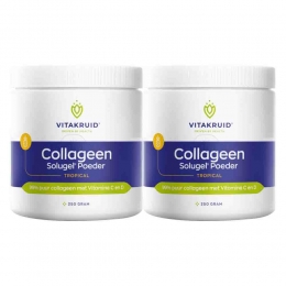 GratisVerzending2xVitakruidCollageenSolugelPoederTropical250gr